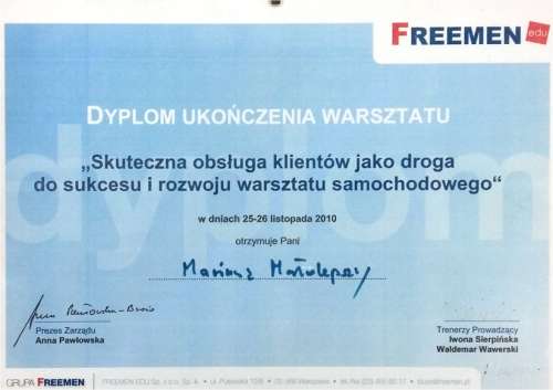  Freemen.edu Skuteczna Obsługa Klientów dla Bol-Car